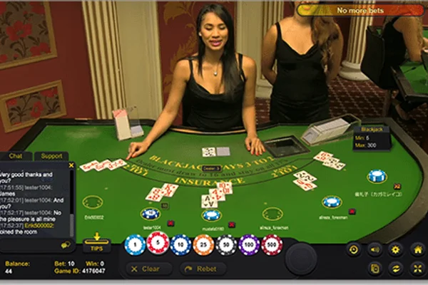 Live Blackjack 21 Table Stream Patokbet Casino